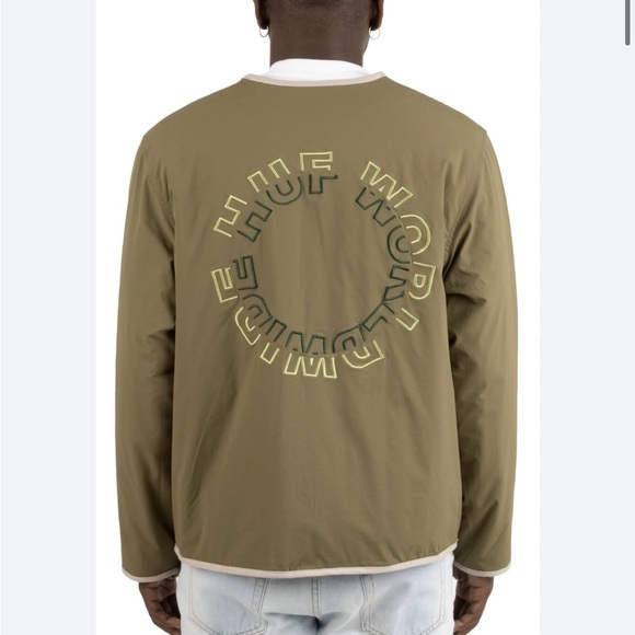 SUPER LIMITED HUF Tan Reversible Worker Jacket NWT - Picture 3 of 14